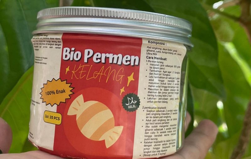 Inovasi Mahasiswa UM Pontianak, Permen Kelor dan Bunga Telang Bisa Dimakan dengan Bungkusnya