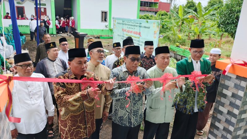 Diresmikan Wakil Ketua PWM Kalbar dan Anggota DPR RI, Pondok Pesantren Darul Hikmah Tambah Fasilitas Workshop Kejuruan Bahasa