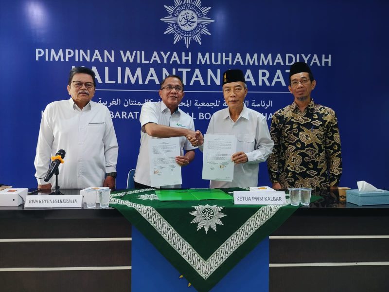 PWM Kalbar dan BPJS Ketenagakerjaan Jalin Kerja Sama Perluas Perlindungan Pekerja Amal Usaha Muhammadiyah