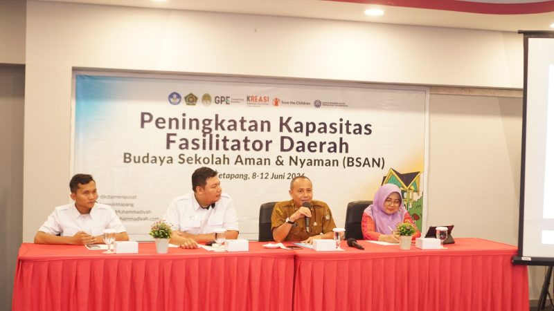 KREASI Ketapang Tingkatkan Kapasitas Fasilitator Daerah BSAN, Wujudkan Sekolah Aman dan Nyaman