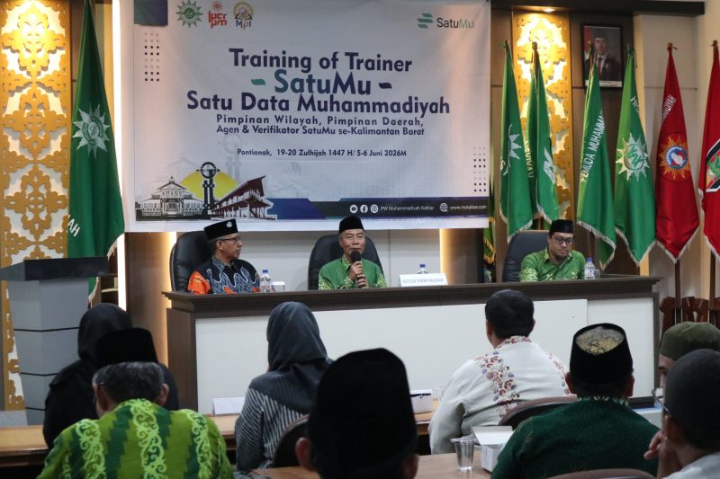 Perkuat Digitalisasi Data, 14 Pimpinan Daerah Muhammadiyah se-Kalbar Ikuti Training of Trainer SatuMu