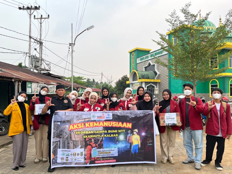 Lazismu dan Ortom Muhammadiyah Kubu Raya Galang Bantuan untuk Korban Gempa NTT dan Karhutla Kalbar