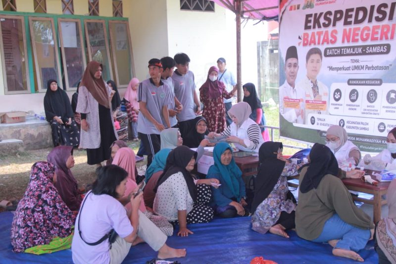 Tingkatkan Kepedulian Pemuda Muhammadiyah Kalbar Gelar Cek Kesehatan Gratis dan Sunat Massal di Temajuk